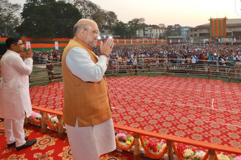 ലൗ ജിഹാദും ലാൻഡ് ജിഹാദും തടയാൻ നിയമം കൊണ്ടുവരുമെന്ന് അമിത് ഷാ