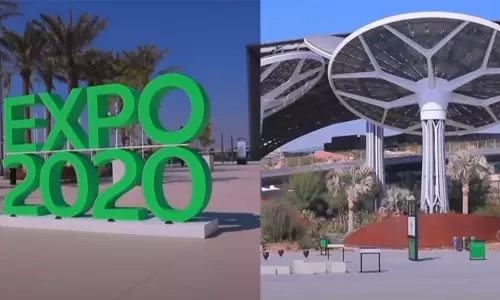 ദുബൈ എക്സ്പോ വേദിയിൽ നിർമാണ ജോലികൾ സജീവം