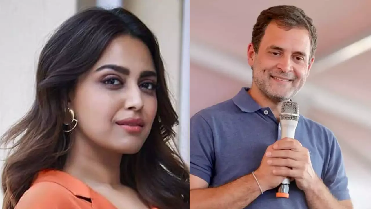 നന്ദി, ഇതാണ് നേതൃത്വം.. രാഹുലിനോട് സ്വര ഭാസ്കര് നന്ദി, ഇതാണ് നേതൃത്വം.. രാഹുലിനോട് സ്വര ഭാസ്കര്