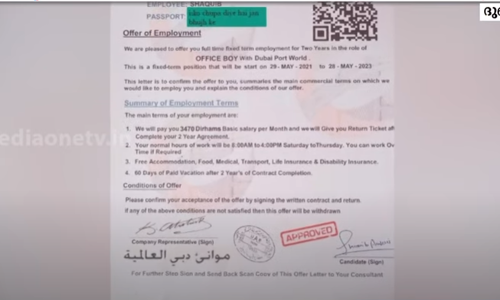വ്യാജ ജോബ് ഓഫർ ലെറ്റർ തട്ടിപ്പ്: ഉദ്യോഗാർഥികൾ ജാഗ്രത പുലർത്തണമെന്ന് ദുബൈ