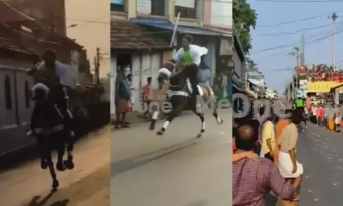 പാലക്കാട് നിയന്ത്രണങ്ങള് കാറ്റില് പറത്തി കുതിരയോട്ടം; 52 പേര്ക്കെതിരെ പൊലീസ് കേസെടുത്തു പാലക്കാട് നിയന്ത്രണങ്ങള് കാറ്റില് പറത്തി കുതിരയോട്ടം; 52 പേര്ക്കെതിരെ പൊലീസ് കേസെടുത്തു