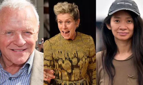 ഓസ്‌കാറിൽ തിളങ്ങി നൊമാഡ്‌ലാൻഡ് ; മികച്ച നടൻ ആന്റണി ഹോപ്കിൻസ്, നടി മക്‌ഡോർമന്റ്