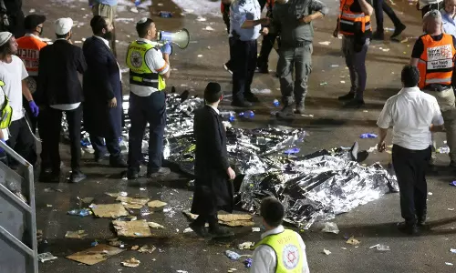 ഇസ്രായേലില്‍ മതാഘോഷത്തിനിടെ തിക്കിലും തിരക്കിലുംപെട്ട് 44 മരണം