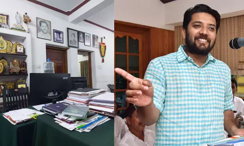 ഇതാണ് പാലക്കാട്ടെ എം.എല്‍.എ ഓഫീസ്; ഷാഫി പറമ്പിലിന്‍റെ ഓഫീസ് ചിത്രം പങ്കുവെച്ച് സംവിധായകന്‍ ജോഫിന്‍ ചാക്കോ