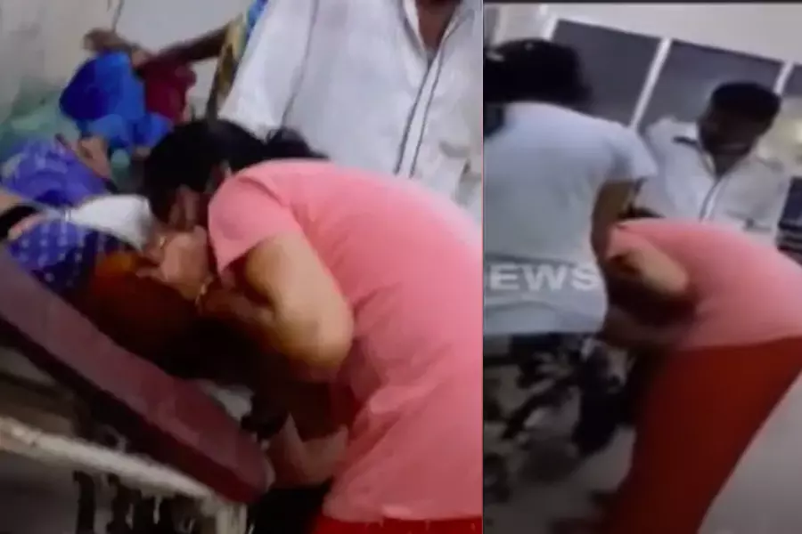 വീണ്ടും നെഞ്ചുലയ്ക്കുന്ന ദൃശ്യങ്ങള്: അമ്മയെ രക്ഷിക്കാന് ശ്വാസം പകര്ന്നു നല്കി പെണ്മക്കള് വീണ്ടും നെഞ്ചുലയ്ക്കുന്ന ദൃശ്യങ്ങള്: അമ്മയെ രക്ഷിക്കാന് ശ്വാസം പകര്ന്നു നല്കി പെണ്മക്കള്