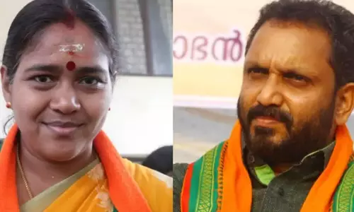 ബി.ജെ.പിയിൽ ചേരിപ്പോര്; ശോഭയുടെ പ്രചാരണ നോട്ടീസുകൾ വഴിയരികിൽ ബി.ജെ.പിയിൽ ചേരിപ്പോര്; ശോഭയുടെ പ്രചാരണ നോട്ടീസുകൾ വഴിയരികിൽ