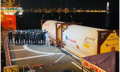 ഖത്തര്‍-ഫ്രഞ്ച് സംയുക്ത സഹായം, 40 മെട്രിക് ടണ്‍ ഓക്സിജന്‍ കൂടി ഇന്ത്യയിലേക്ക്