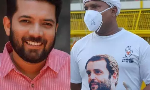 ഓക്സിജൻ മാൻ ഓഫ് ഇന്ത്യ ശ്രീനിവാസിനെ പ്രശംസിച്ച് ഷാഫി പറമ്പിൽ