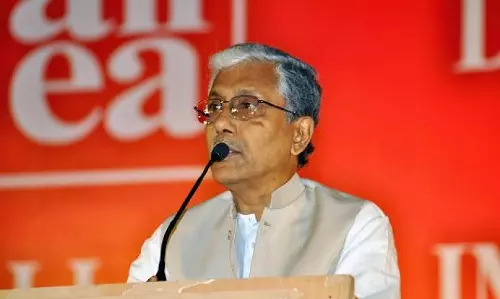 ത്രിപുരയില്‍ മണിക് സര്‍ക്കാരിന് നേരെ ബി.ജെ.പി പ്രവര്‍ത്തകരുടെ ആക്രമണം