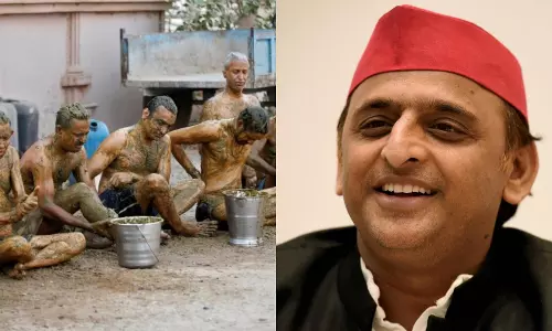 കോവിഡിന് ചാണക ചികിത്സ; പൊട്ടിച്ചിരിക്കണോ, അതോ കരയണോയെന്ന് അഖിലേഷ് യാദവ് കോവിഡിന് ചാണക ചികിത്സ; പൊട്ടിച്ചിരിക്കണോ, അതോ കരയണോയെന്ന് അഖിലേഷ് യാദവ്