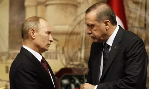 ഫലസ്തീനികളോടുള്ള അതിക്രമം; ഇസ്രയേലിനെ ഒരു പാഠം പഠിപ്പിക്കണമെന്ന് പുടിനോട്​ ഉർദുഗാൻ