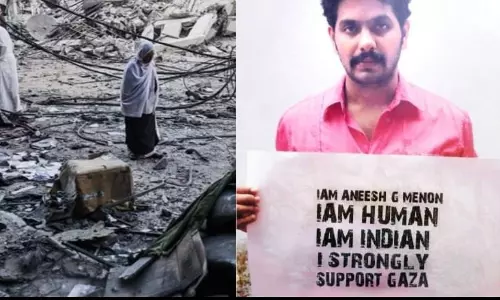 ഇതെന്റെ നിലപാട്; ഫലസ്തീൻ ജനതക്ക് പിന്തുണയുമായി നടൻ അനീഷ് ജി മേനോൻ ഇതെന്റെ നിലപാട്; ഫലസ്തീൻ ജനതക്ക് പിന്തുണയുമായി നടൻ അനീഷ് ജി മേനോൻ