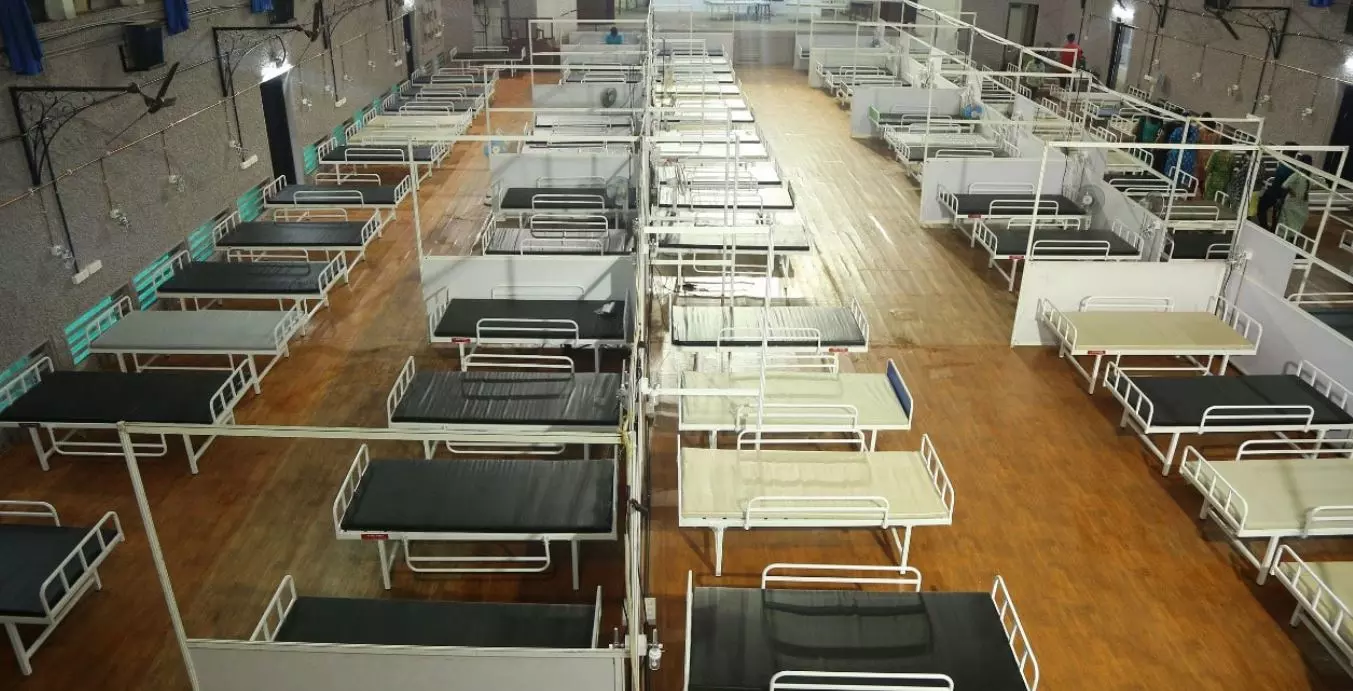 ഇന്ത്യയില് ഏറ്റവുമധികം ഓക്സിജൻ കിടക്കകളുള്ള കോവിഡ് ആശുപത്രി എറണാകുളത്ത് സജ്ജമാകുന്നു ഇന്ത്യയില് ഏറ്റവുമധികം ഓക്സിജൻ കിടക്കകളുള്ള കോവിഡ് ആശുപത്രി എറണാകുളത്ത് സജ്ജമാകുന്നു