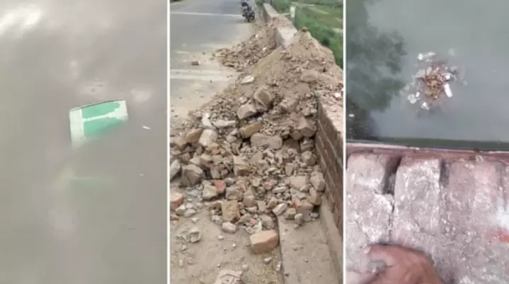 യുപിയില് നൂറ് വര്ഷം പഴക്കമുള്ള പള്ളി അനധികൃതനിര്മ്മാണമെന്ന് പറഞ്ഞ് പൊളിച്ചു യുപിയില് നൂറ് വര്ഷം പഴക്കമുള്ള പള്ളി അനധികൃതനിര്മ്മാണമെന്ന് പറഞ്ഞ് പൊളിച്ചു