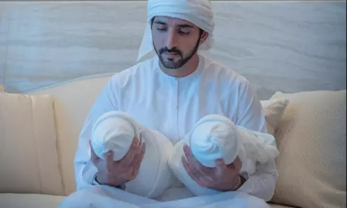 ദുബൈ കിരീടാവകാശി ശൈഖ് ഹംദാൻ ഇനി ഇരട്ടകുട്ടികളുടെ അച്ഛൻ
