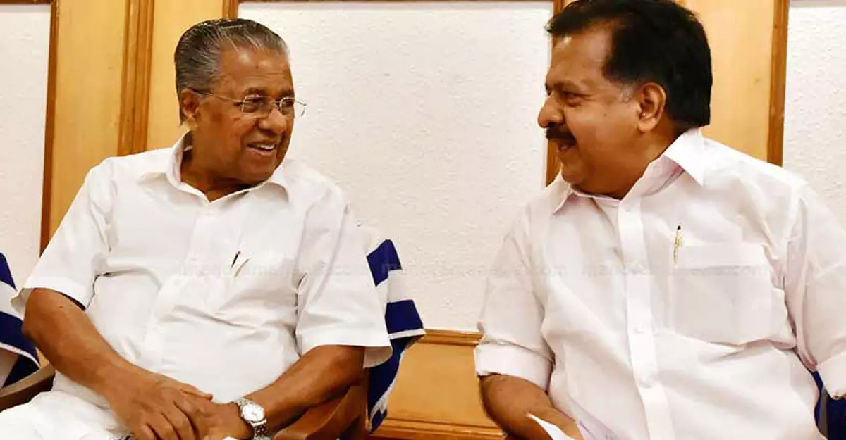 ഞാനും കൂടി വിഷമിപ്പിക്കുന്നില്ല ചെന്നിത്തലയെക്കുറിച്ച് പിണറായി ഞാനും കൂടി വിഷമിപ്പിക്കുന്നില്ല ചെന്നിത്തലയെക്കുറിച്ച് പിണറായി