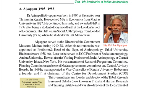 പ്ലസ്ടു ടെക്‌സ്റ്റ് ബുക്കില്‍ ആന്ത്രപ്പോളജിസ്റ്റ് എ. അയ്യപ്പന് പകരം വെച്ചത് കവി എ. അയ്യപ്പന്റെ ചിത്രം