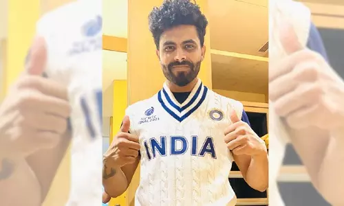 ടെസ്റ്റ് ചാംപ്യൻഷിപ്പ് ഫൈനലിന് ഇന്ത്യ ഇറങ്ങുക റെട്രോ ജഴ്‌സിയിൽ; ചിത്രം പുറത്തുവിട്ട് ജഡേജ