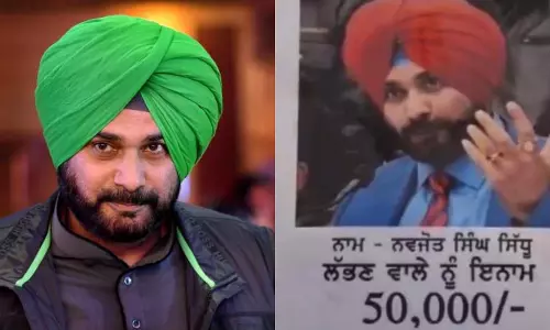 നവ്‌ജോത് സിദ്ധുവിനെ കാണാനില്ല, കണ്ടെത്തുന്നവര്‍ക്ക് 50,000 രൂപ; അമൃത്‌സറിൽ പോസ്റ്റര്‍