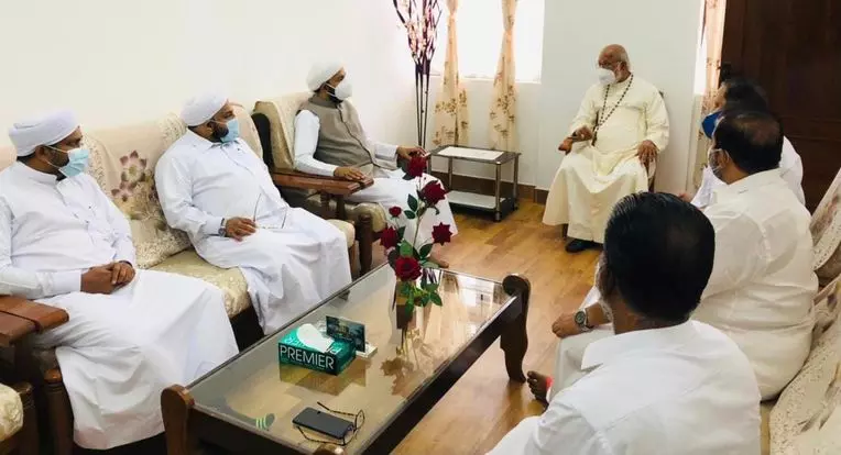 എസ്.വൈ.എസ് നേതാക്കള്‍ മാര്‍ ജേര്‍ജ് ആലഞ്ചേരിയുമായി കൂടിക്കാഴ്ച്ച നടത്തി