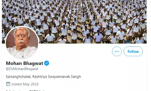 മോഹൻ ഭാഗവതിന് ബ്ലൂടിക് തിരികെ നൽകി ട്വിറ്റർ