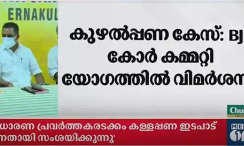 ബിജെപി കള്ളപ്പണക്കേസ്; കോര്‍ കമ്മിറ്റി യോഗത്തില്‍ വിമര്‍ശനങ്ങളുയര്‍ത്തി കൃഷ്ണദാസ് പക്ഷം