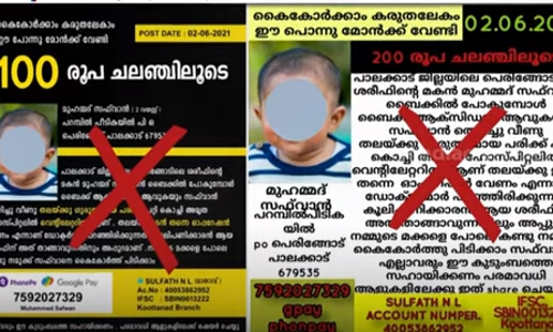 ഇല്ലാത്ത കുഞ്ഞിന് ചികിത്സക്ക് പണം ആവശ്യപ്പെട്ട് തട്ടിപ്പ്; യുവാവ് അറസ്റ്റിൽ