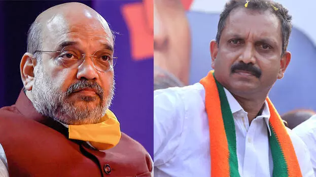 കെ സുരേന്ദ്രനെ ഡല്‍ഹിയിലേക്ക് വിളിപ്പിച്ചു; അമിത്ഷായുമായി കൂടിക്കാഴ്ച നടത്തും