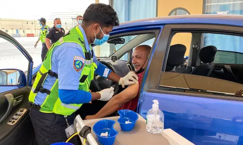 ഖത്തറില്‍ ഡ്രൈവ് ത്രൂ വാക്സിനേഷന്‍ സെന്‍ററുകളുടെ പ്രവര്‍ത്തന സമയത്തില്‍ മാറ്റം