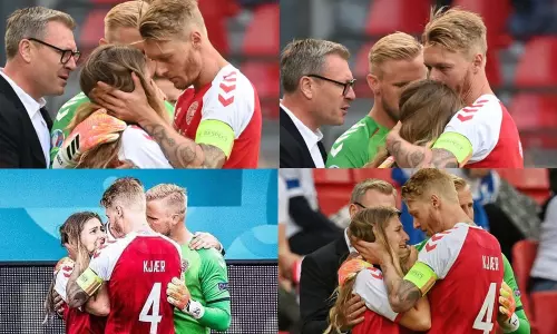 കരഞ്ഞുകലങ്ങിയ കണ്ണുമായി സെബ്രിന; നെഞ്ചോട് ചേർത്ത് ആശ്വസിപ്പിച്ച് സൈമൺ കെയർ