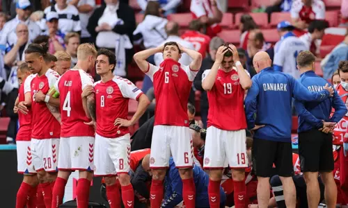 ക്രിസ്ത്യൻ എറിക്സണ് ഹൃദയാഘാതമുണ്ടായെന്ന് ടീം ഡോക്ടർ