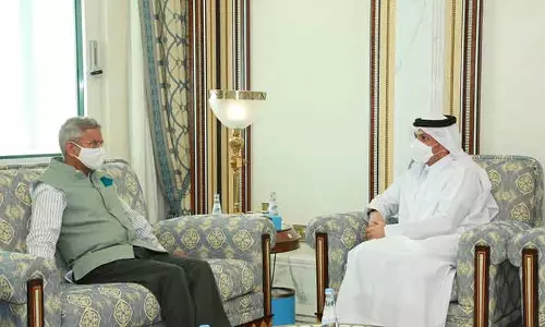 ഖത്തർ സന്ദര്ശനത്തിനായി വിദേശകാര്യമന്ത്രി ഡോ എസ് ജയശങ്കര് ദോഹയിലെത്തി ഖത്തർ സന്ദര്ശനത്തിനായി വിദേശകാര്യമന്ത്രി ഡോ എസ് ജയശങ്കര് ദോഹയിലെത്തി