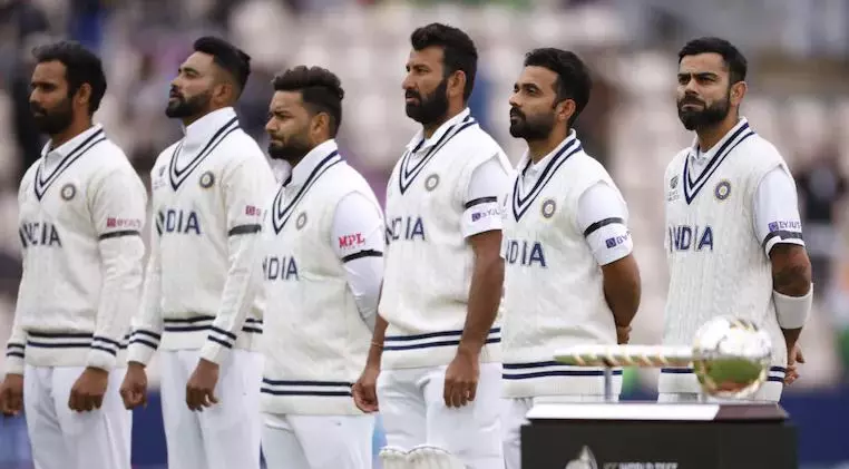 ടെസ്റ്റ് ചാംപ്യന്‍ഷിപ്പ് ഫൈനല്‍: മിൽഖാ സിങ്ങിന് ആദരവുമായി കറുത്ത ബാഡ്ജ് അണിഞ്ഞ് ഇന്ത്യൻ ടീം