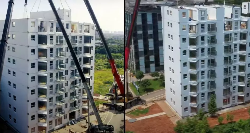 28 മണിക്കൂറുകൊണ്ട് പണിതത് പത്തുനില കെട്ടിടം! വിസ്മയിപ്പിച്ച് ചൈനീസ് നിർമാതാക്കൾ 28 മണിക്കൂറുകൊണ്ട് പണിതത് പത്തുനില കെട്ടിടം! വിസ്മയിപ്പിച്ച് ചൈനീസ് നിർമാതാക്കൾ