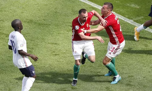 മരണഗ്രൂപ്പിൽ ഫ്രാൻസിനെ പിടിച്ചുകെട്ടി ഹങ്കറി (1-1)