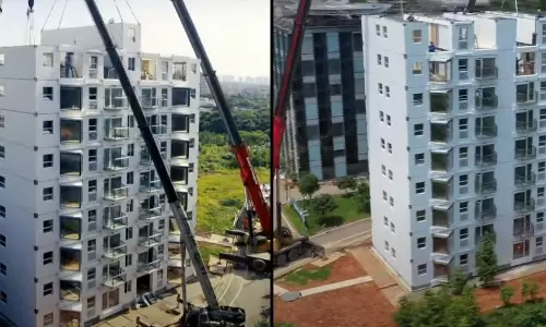 28 മണിക്കൂറുകൊണ്ട് പണിതത് പത്തുനില കെട്ടിടം! വിസ്മയിപ്പിച്ച് ചൈനീസ് നിർമാതാക്കൾ 28 മണിക്കൂറുകൊണ്ട് പണിതത് പത്തുനില കെട്ടിടം! വിസ്മയിപ്പിച്ച് ചൈനീസ് നിർമാതാക്കൾ