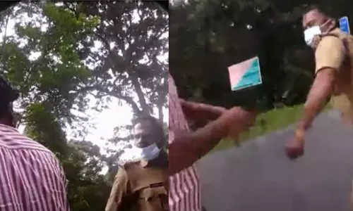 കോവിഡ് പരിശോധനാ ഫലം കാണിക്കാത്തതിന് യുവാവിന് പൊലീസിന്റെ മർദനം