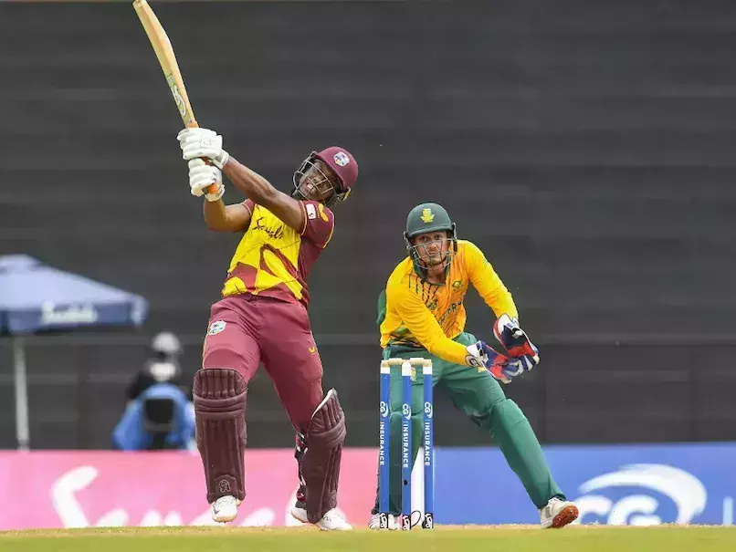 ദക്ഷിണാഫ്രിക്കയെ അടിച്ചോടിച്ച് വെസ്റ്റ്ഇൻഡീസ്: തകർപ്പൻ ജയം ദക്ഷിണാഫ്രിക്കയെ അടിച്ചോടിച്ച് വെസ്റ്റ്ഇൻഡീസ്: തകർപ്പൻ ജയം