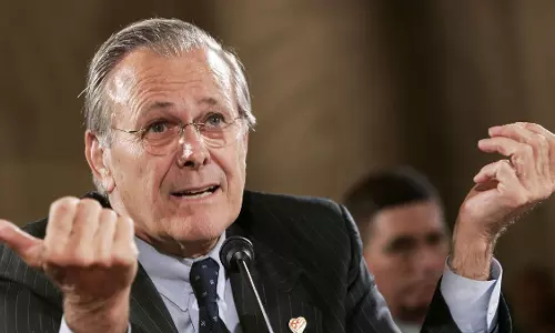 അഫ്ഗാനും ഇറാഖും സാക്ഷി:    റംസ്‌ഫെൽഡിന് ചരിത്രം മാപ്പ് നൽകുമോ?