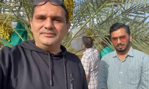 50 ഏക്കറിൽ വിളഞ്ഞുനിൽക്കുന്ന ഈന്തപ്പനത്തൈകൾ, അറേബ്യയിലല്ല തൊട്ടടുത്ത് തമിഴ്‌നാട്ടിൽ; മലയാളി സംരംഭകന്റെ കാര്‍ഷികവിജയം പങ്കുവച്ച് മുനവ്വറലി തങ്ങൾ