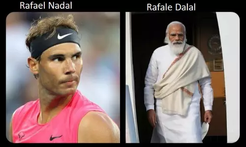 ഇത്​ റാഫേൽ നദാൽ, മറ്റേത്​ റാഫേൽ ദലാൽ; മോദിയെ പരിഹസിച്ച്​ പ്രശാന്ത്​ഭൂഷൻ