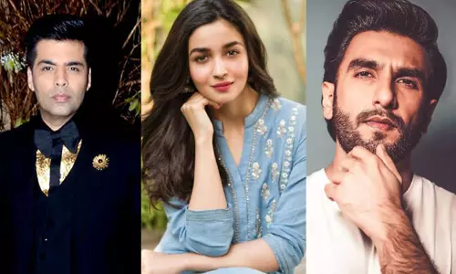 പ്രണയ കഥയുമായി കരൺ ജോഹർ: കൂട്ടിന് രൺവീറും ആലിയ ഭട്ടും