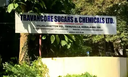 ട്രാവന്‍കൂര്‍ ഷുഗേര്‍സ് ആന്റ് കെമിക്കല്‍സില്‍ ജവാന്‍ നിര്‍മാണം പുനരാംഭിച്ചു