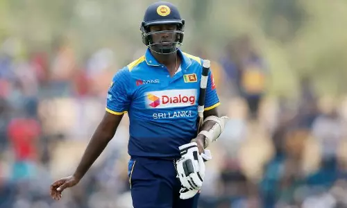 ശ്രീലങ്കയ്ക്ക് വീണ്ടും തിരിച്ചടി: എയ്ഞ്ചലോ മാത്യൂസ്‌ ഇന്ത്യക്കെതിരെ കളിക്കില്ല