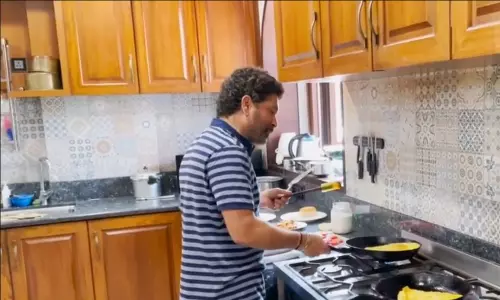 അടുക്കളയില്‍ പുതിയ ഇന്നിങ്സുമായി സച്ചിന്‍ ടെന്‍ഡുല്‍ക്കര്‍