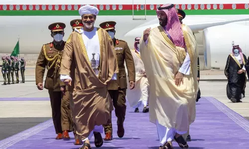 ഒമാൻ ഭരണാധികാരി സൗദി അറേബ്യയില് ഒമാൻ ഭരണാധികാരി സൗദി അറേബ്യയില്