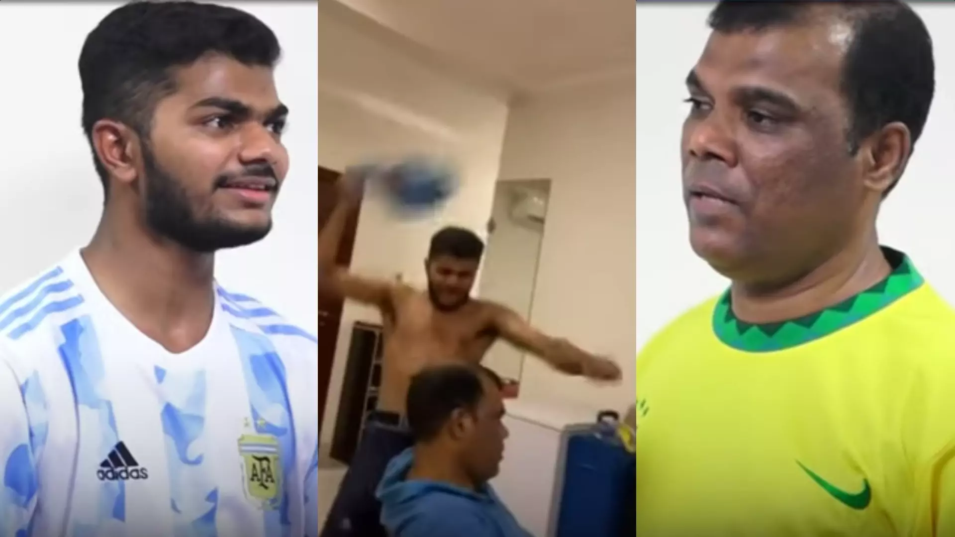 വാമോസ് അർജന്‍റീന വിളിച്ച മകനെ കസേര കൊണ്ട് തല്ലാനോങ്ങിയ അച്ഛൻ; വൈറല്‍ വീഡിയോക്ക് പിന്നിലെ കഥ ഇതാണ്