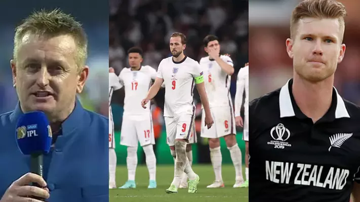 കൂടുതൽ കോർണർ ലഭിച്ച ഇംഗ്ലണ്ടല്ലേ ചാമ്പ്യന്മാർ: ഇംഗ്ലണ്ടിനെ കൊട്ടി സ്റ്റൈറിസും നീഷമും കൂടുതൽ കോർണർ ലഭിച്ച ഇംഗ്ലണ്ടല്ലേ ചാമ്പ്യന്മാർ: ഇംഗ്ലണ്ടിനെ കൊട്ടി സ്റ്റൈറിസും നീഷമും