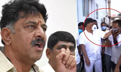 അയാൾ എന്റെ ബന്ധുവാണ്; തല്ലിയതിനെ ന്യായീകരിച്ച് ശിവകുമാർ