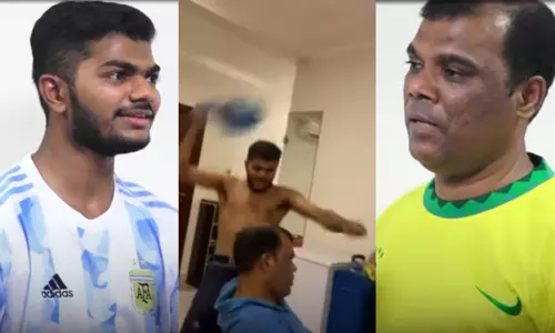 വാമോസ് അർജന്‍റീന വിളിച്ച മകനെ കസേര കൊണ്ട് തല്ലാനോങ്ങിയ അച്ഛൻ; വൈറല്‍ വീഡിയോക്ക് പിന്നിലെ കഥ ഇതാണ്